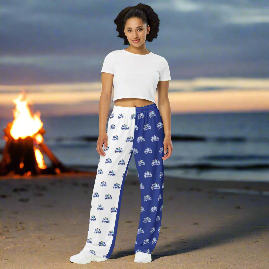 "SHIT YEAH!" Zunzibar | Unisex Wide Leg Pants