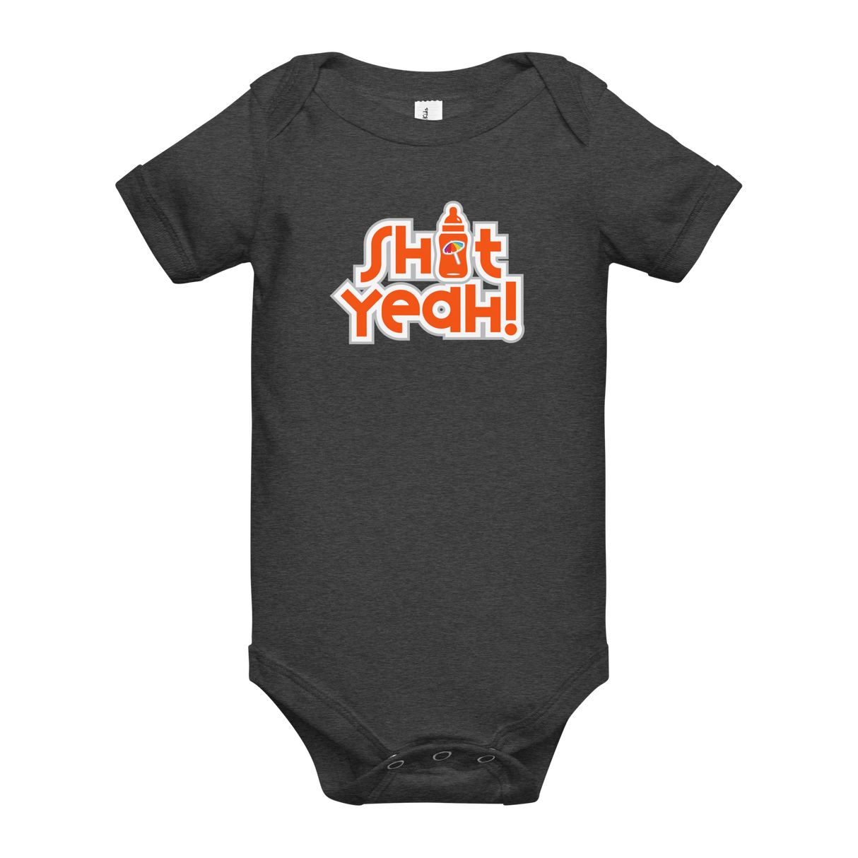 "SHIT YEAH!" Baby Onesie | Orange Logo