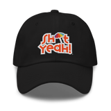 "SHIT YEAH!" Dad Hat | Orange Logo w/ Umbrella