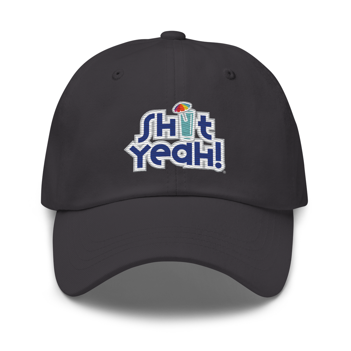 "SHIT YEAH!" Dad Hat | Blue Logo w/ Cocktail