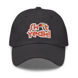 "SHIT YEAH!" Dad Hat | Orange Logo w/ Umbrella