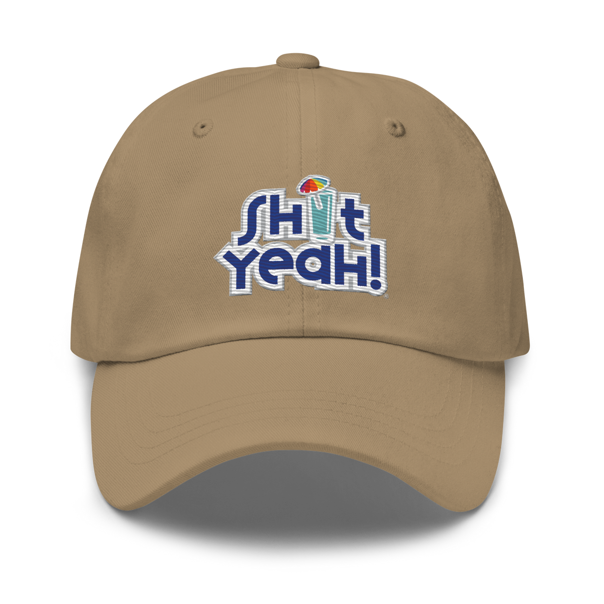 "SHIT YEAH!" Dad Hat | Blue Logo w/ Cocktail