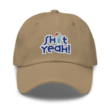 "SHIT YEAH!" Dad Hat | Blue Logo w/ Cocktail