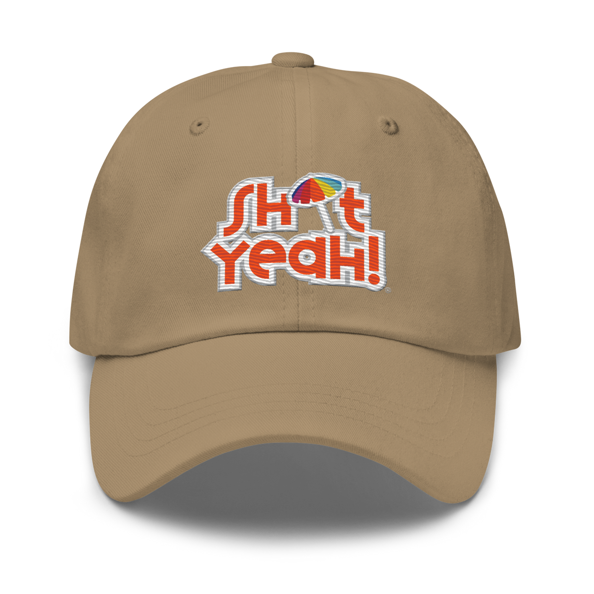 "SHIT YEAH!" Dad Hat | Orange Logo w/ Umbrella