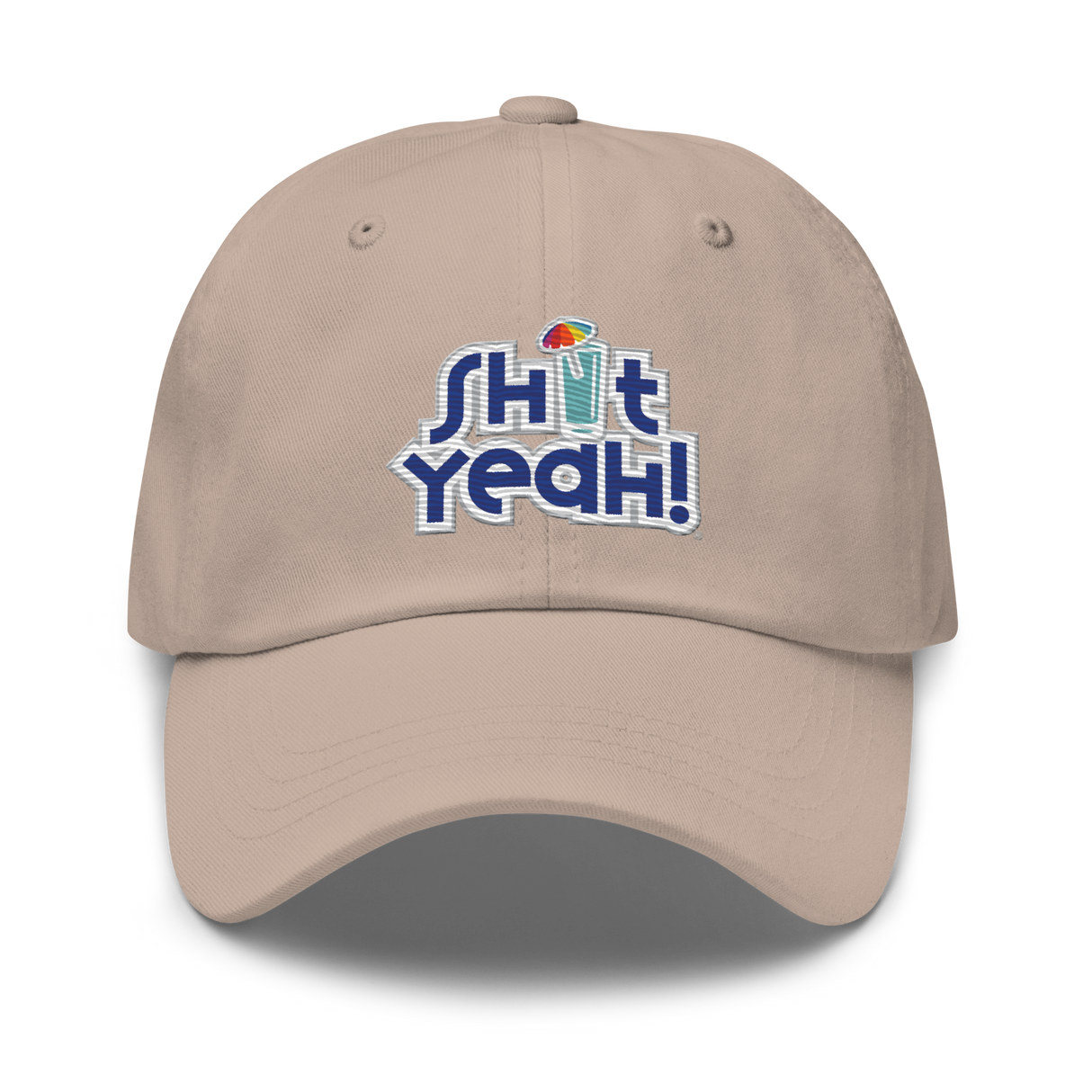 "SHIT YEAH!" Dad Hat | Blue Logo w/ Cocktail