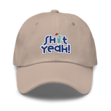 "SHIT YEAH!" Dad Hat | Blue Logo w/ Cocktail