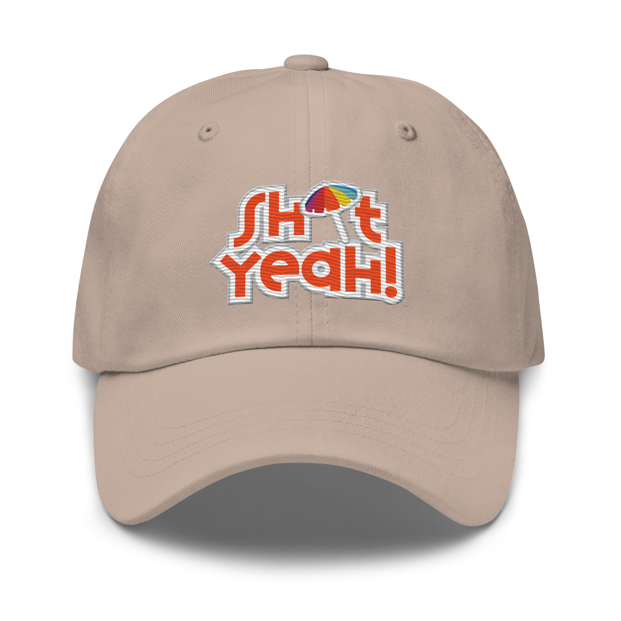 "SHIT YEAH!" Dad Hat | Orange Logo w/ Umbrella