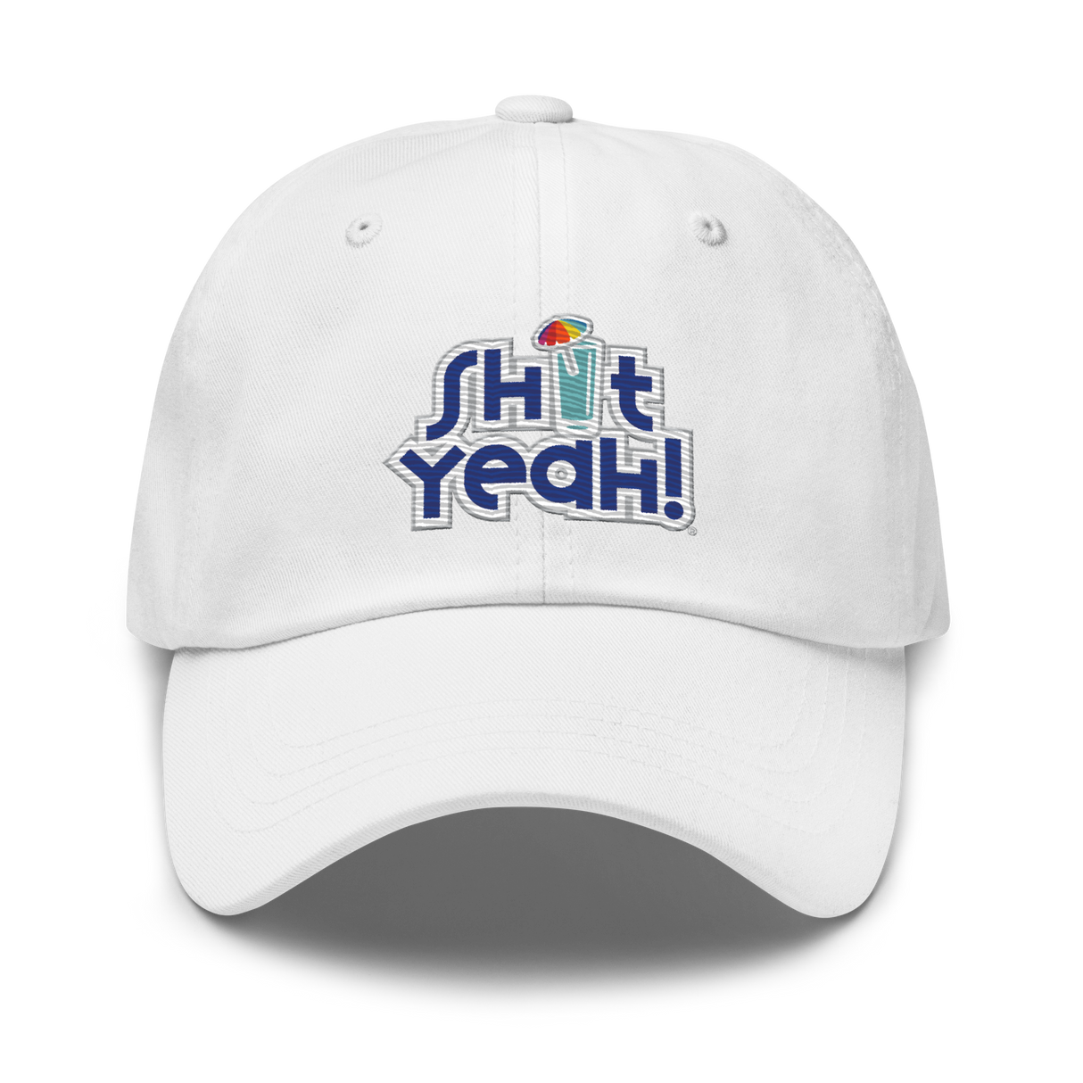 "SHIT YEAH!" Dad Hat | Blue Logo w/ Cocktail