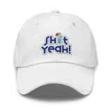 "SHIT YEAH!" Dad Hat | Blue Logo w/ Cocktail