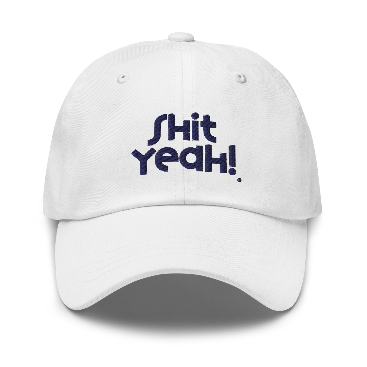 "SHIT YEAH!" Dad Hat | Navy Logo