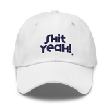 "SHIT YEAH!" Dad Hat | Navy Logo