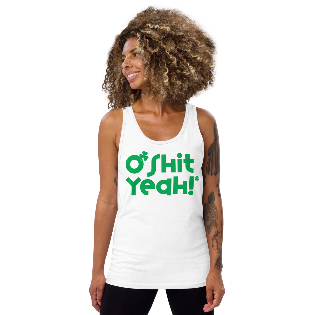 O'SHIT YEAH! Unisex Tank Top | ZUNZIBAR St. Patrick's Day (Fast Shipping)