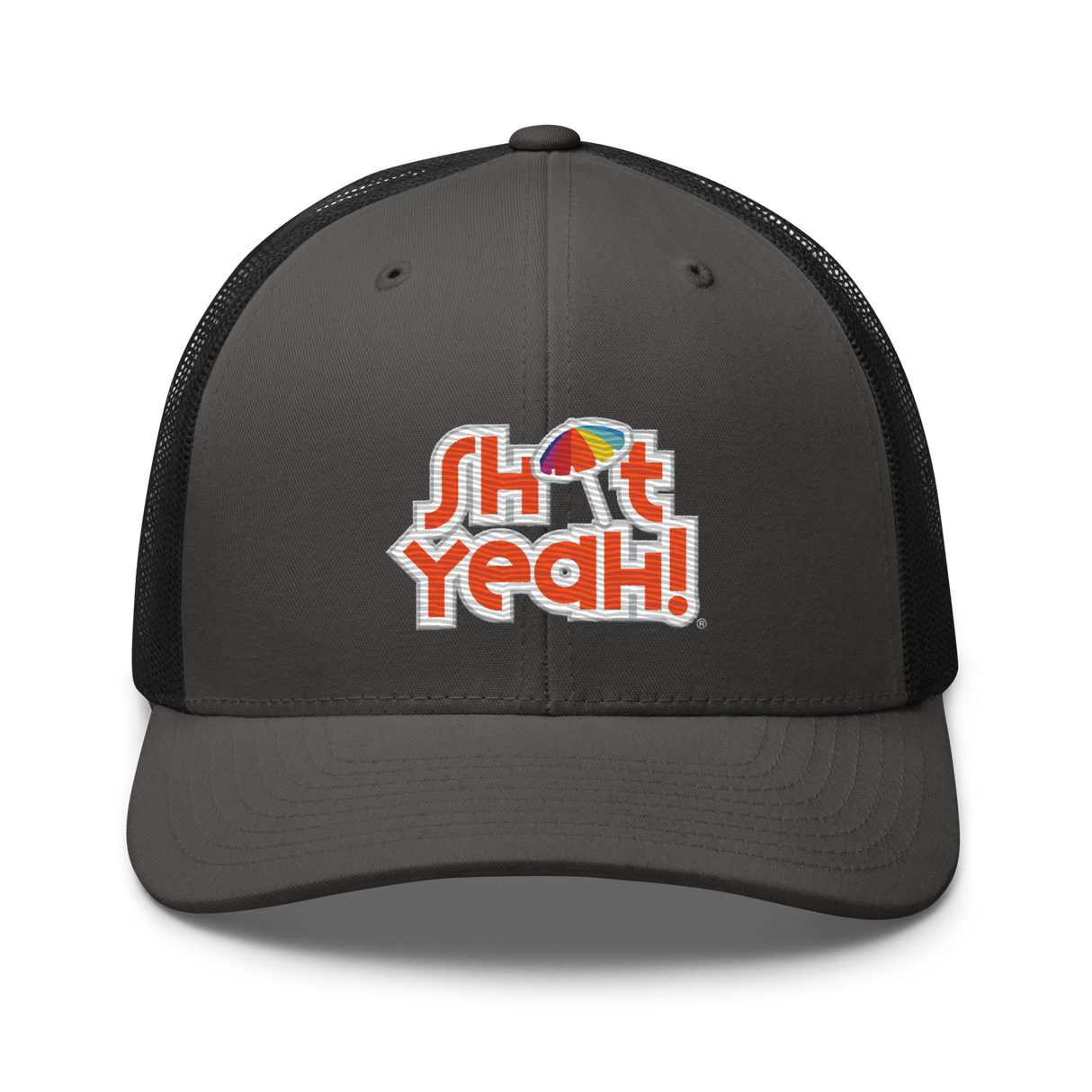 "SHIT YEAH!" Trucker Cap | Orange Logo w/ Umbrella