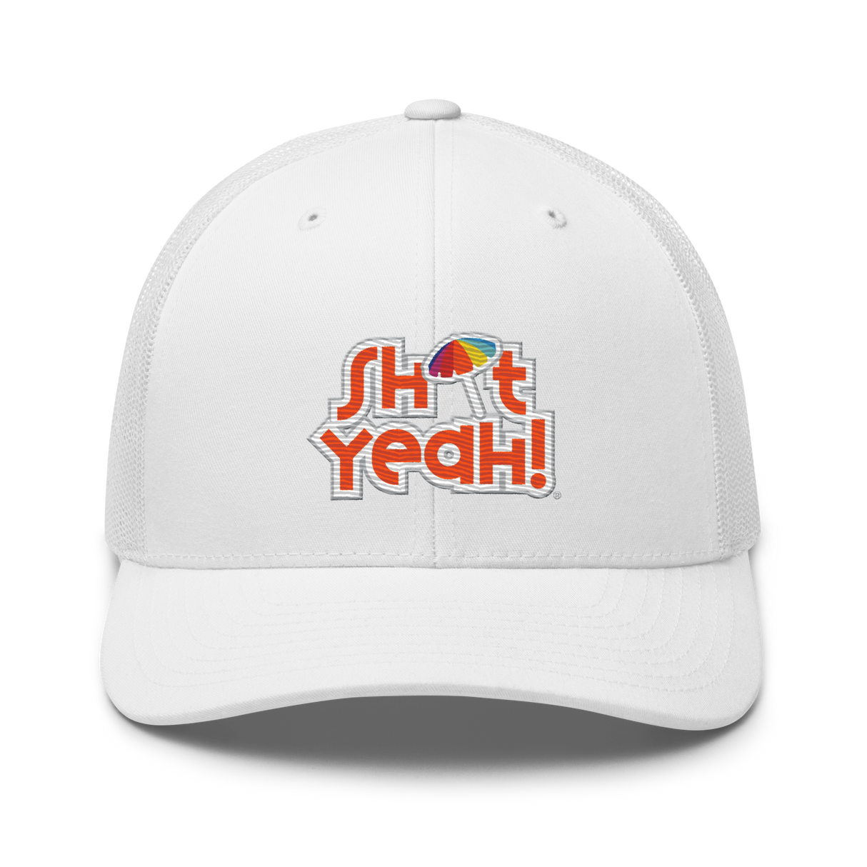 "SHIT YEAH!" Trucker Cap | Orange Logo w/ Umbrella