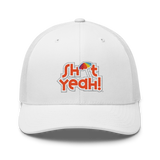 "SHIT YEAH!" Trucker Cap | Orange Logo w/ Umbrella