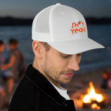 "SHIT YEAH!" Trucker Cap | Orange Logo w/ Umbrella