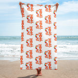 "SHIT YEAH!" Beach Towel | Orange