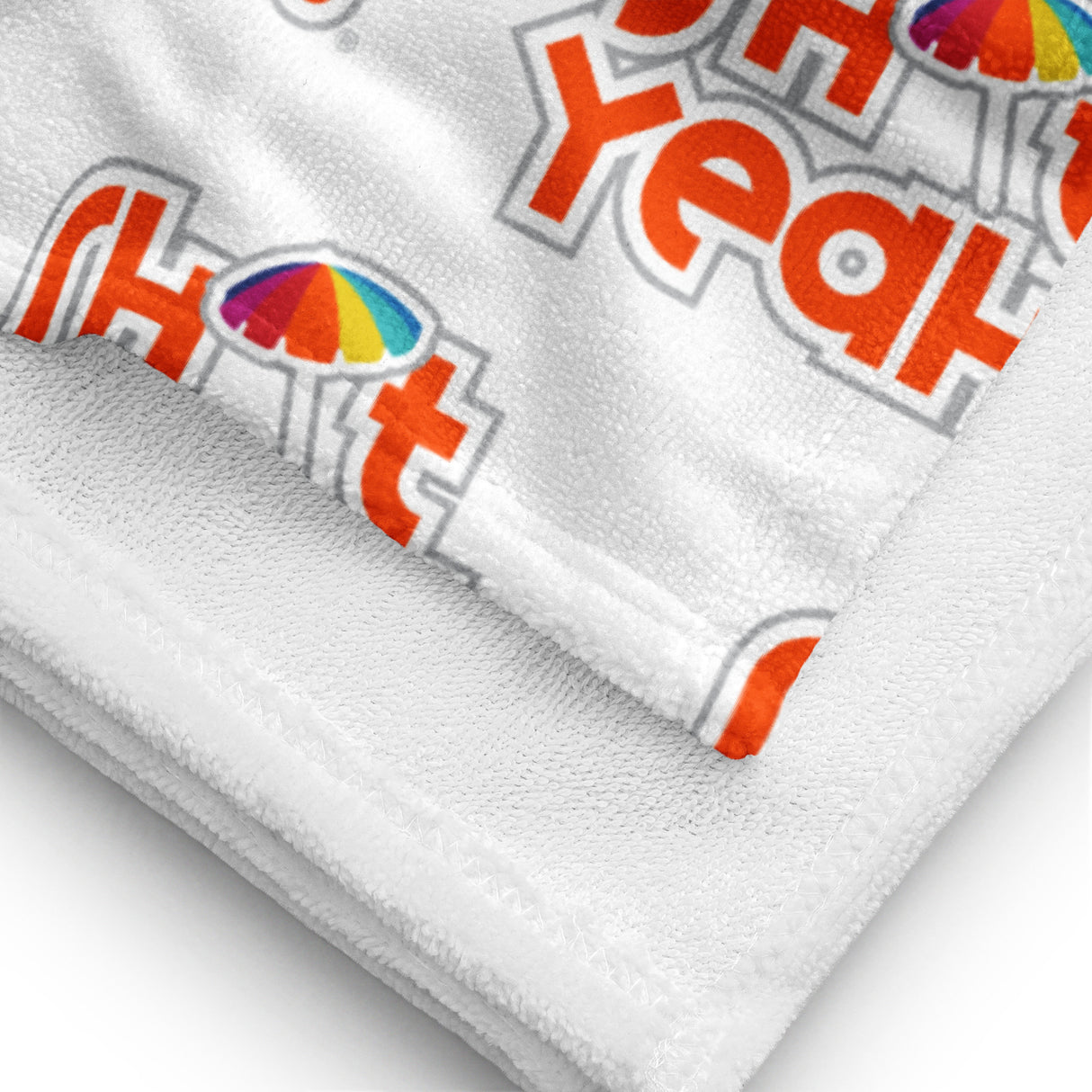 "SHIT YEAH!" Beach Towel | Orange